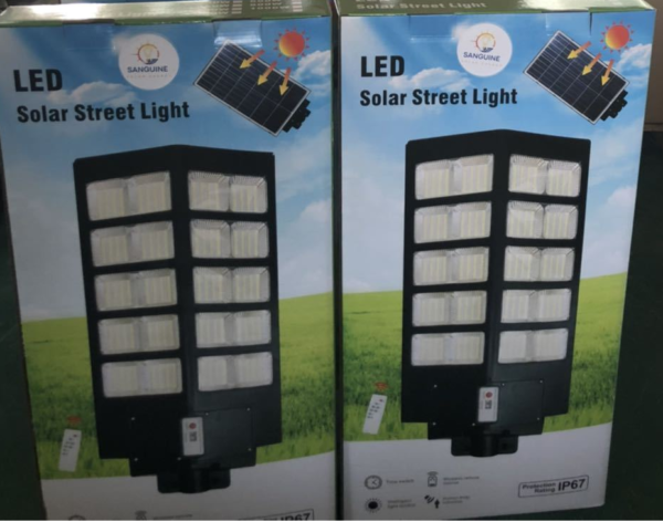 Lámpara Led Solar 460w Alumbrado Público Con Control Remoto - Imagen 4